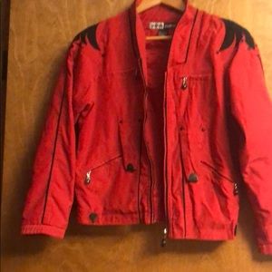 Red jacket
